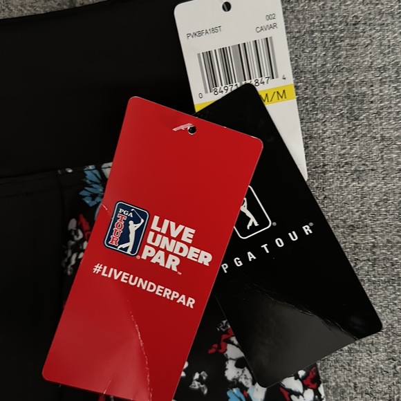 PGA Tour black and floral skort with tags - Picture 5 of 5